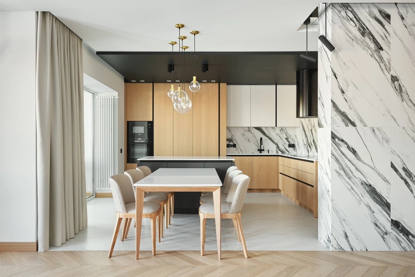 Современная квартира в стиле инь-ян